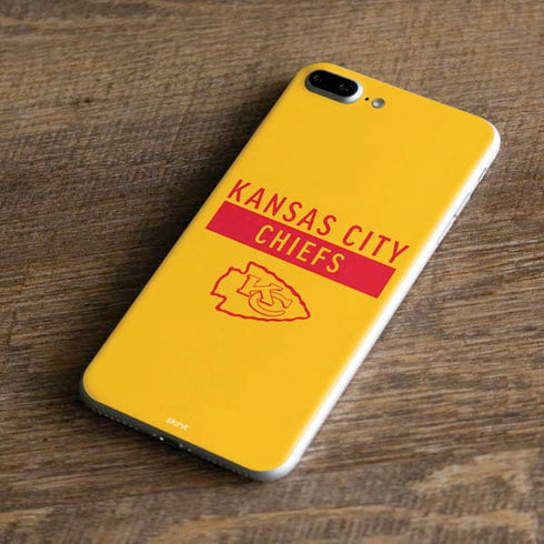 NFL Kansas City Chiefs Yellow Performance Series iPhone 7 Plus Skin