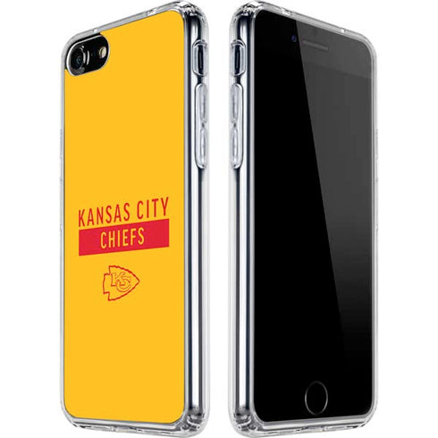 NFL Kansas City Chiefs Yellow Performance Series iPhone SE (2nd & 3rd Gen) Clear Case