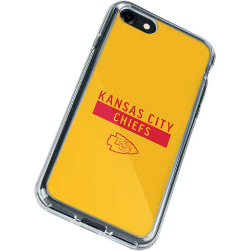 NFL Kansas City Chiefs Yellow Performance Series iPhone SE (2nd & 3rd Gen) Clear Case