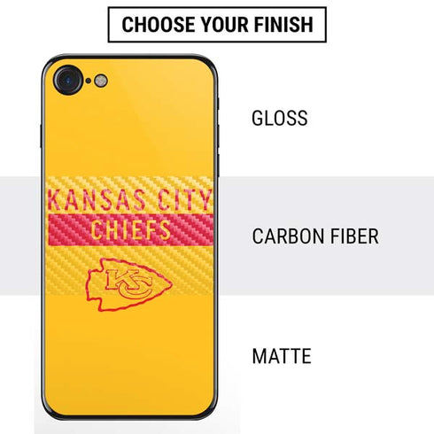 NFL Kansas City Chiefs Yellow Performance Series iPhone SE (2nd & 3rd Gen) Skin
