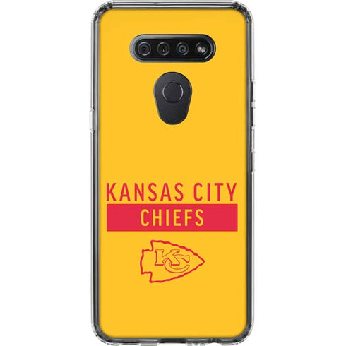 NFL Kansas City Chiefs Yellow Performance Series LG K51/Q51 Clear Case