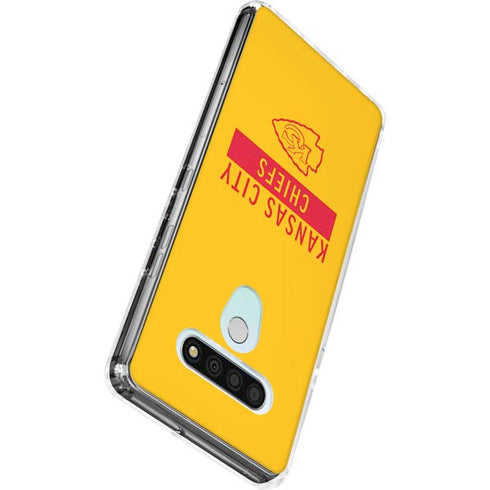 NFL Kansas City Chiefs Yellow Performance Series LG Stylo 6 Clear Case