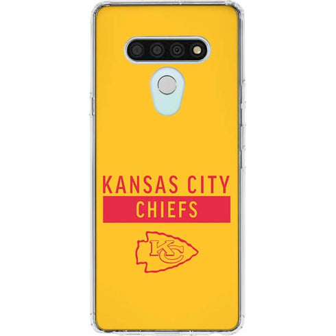 NFL Kansas City Chiefs Yellow Performance Series LG Stylo 6 Clear Case