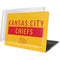 NFL Kansas City Chiefs Yellow Performance Series MacBook Pro 15in (2016-19) Case plus Skin