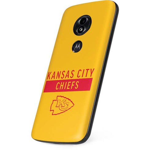 NFL Kansas City Chiefs Yellow Performance Series Moto E5 Play Skin