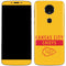 NFL Kansas City Chiefs Yellow Performance Series Moto E5 Plus Skin