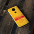 NFL Kansas City Chiefs Yellow Performance Series Moto E5 Plus Skin