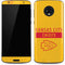 NFL Kansas City Chiefs Yellow Performance Series Moto G6 Skin