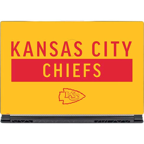 NFL Kansas City Chiefs Yellow Performance Series MSI GS65 Stealth Laptop Skin