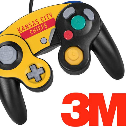 NFL Kansas City Chiefs Yellow Performance Series Nintendo GameCube Controller Skin