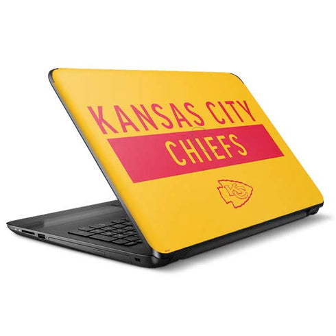 NFL Kansas City Chiefs Yellow Performance Series HP Notebook Skin