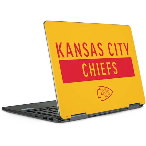 NFL Kansas City Chiefs Yellow Performance Series Notebook 9 Pro 13in (2017) Skin