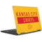 NFL Kansas City Chiefs Yellow Performance Series Notebook 9 Pro 13in (2017) Skin