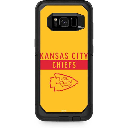 NFL Kansas City Chiefs Yellow Performance Series Otterbox Commuter Galaxy Skin