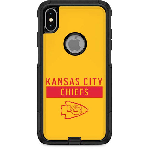 NFL Kansas City Chiefs Yellow Performance Series Otterbox Commuter iPhone Skin