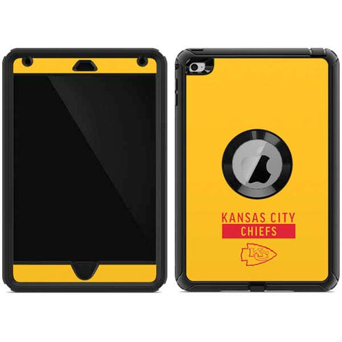 NFL Kansas City Chiefs Yellow Performance Series Otterbox Defender iPad Skin