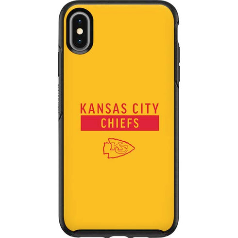 NFL Kansas City Chiefs Yellow Performance Series Otterbox Symmetry iPhone Skin
