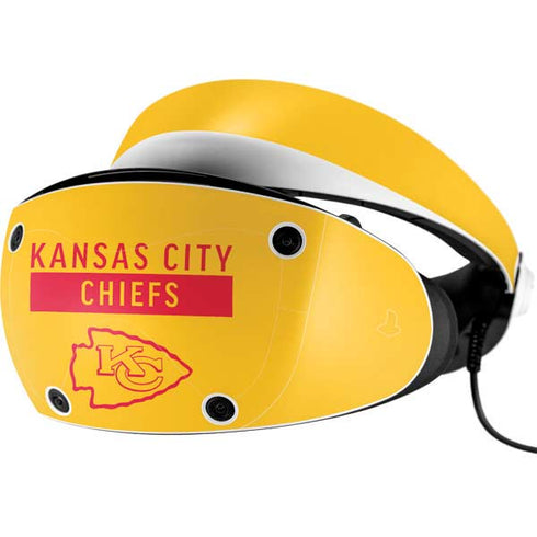 NFL Kansas City Chiefs Yellow Performance Series PlayStation VR2 Skin
