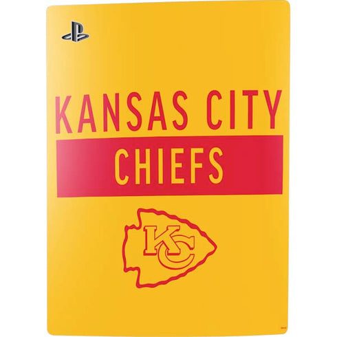 NFL Kansas City Chiefs Yellow Performance Series PS5 Digital Edition Bundle Skin