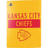 NFL Kansas City Chiefs Yellow Performance Series PS5 Digital Edition Console Skin
