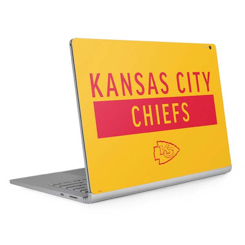 NFL Kansas City Chiefs Yellow Performance Series Surface Book 2 13.5in Skin