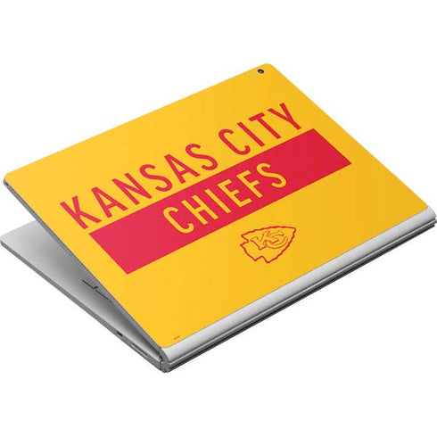 NFL Kansas City Chiefs Yellow Performance Series Surface Book Skin