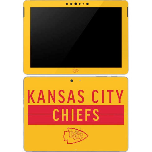 NFL Kansas City Chiefs Yellow Performance Series Surface Go Skin