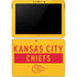 NFL Kansas City Chiefs Yellow Performance Series Surface Go Skin