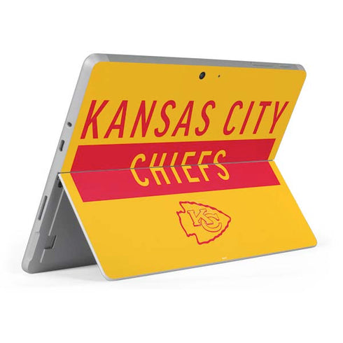 NFL Kansas City Chiefs Yellow Performance Series Surface Go Skin
