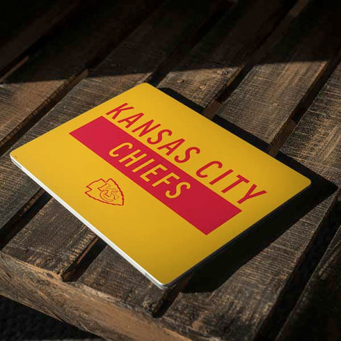 NFL Kansas City Chiefs Yellow Performance Series Surface Laptop 2 Skin