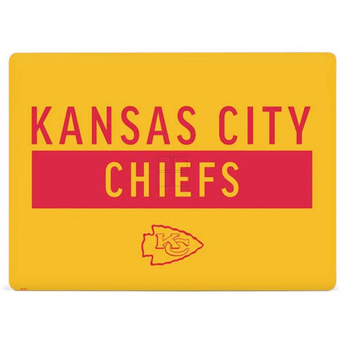 NFL Kansas City Chiefs Yellow Performance Series Surface Laptop 3 13.5in Skin