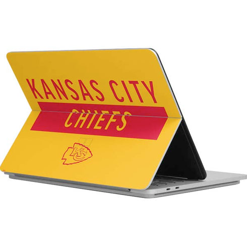 NFL Kansas City Chiefs Yellow Performance Series Surface Laptop Studio Skin