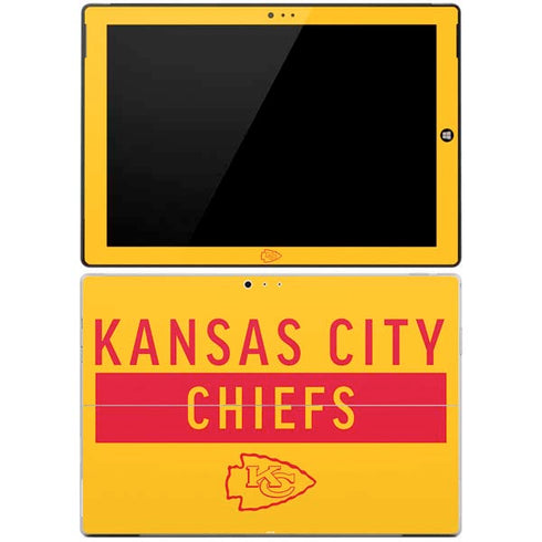 NFL Kansas City Chiefs Yellow Performance Series Surface Pro 3 Skin