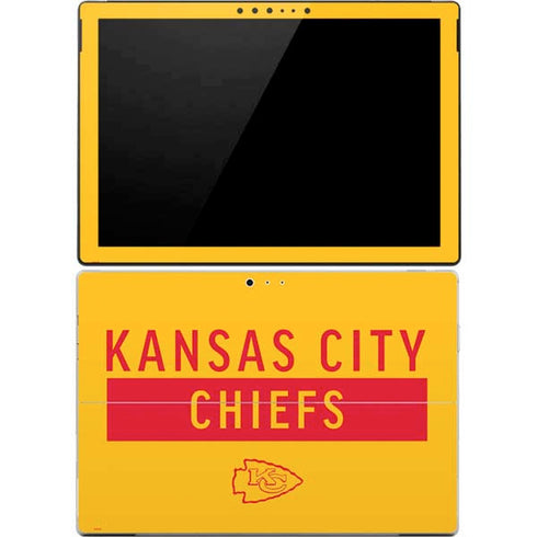 NFL Kansas City Chiefs Yellow Performance Series Surface Pro 4 Skin