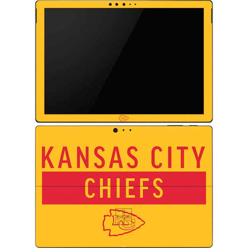NFL Kansas City Chiefs Yellow Performance Series Surface Pro 6 Skin