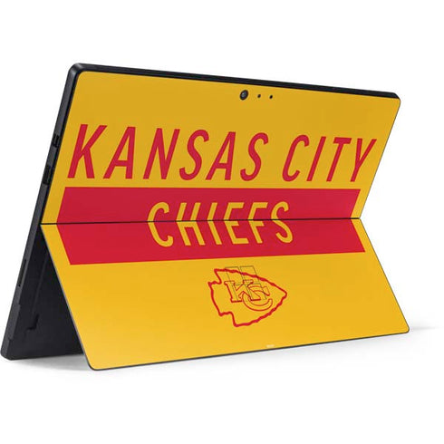 NFL Kansas City Chiefs Yellow Performance Series Surface Pro 6 Skin