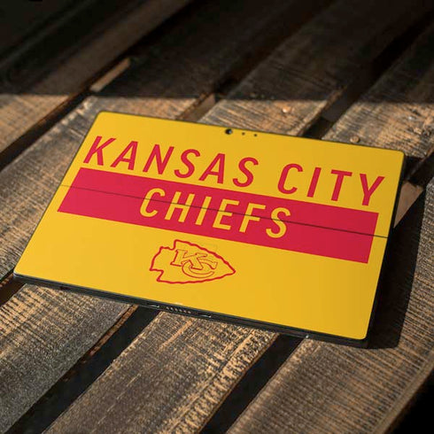 NFL Kansas City Chiefs Yellow Performance Series Surface Pro 6 Skin