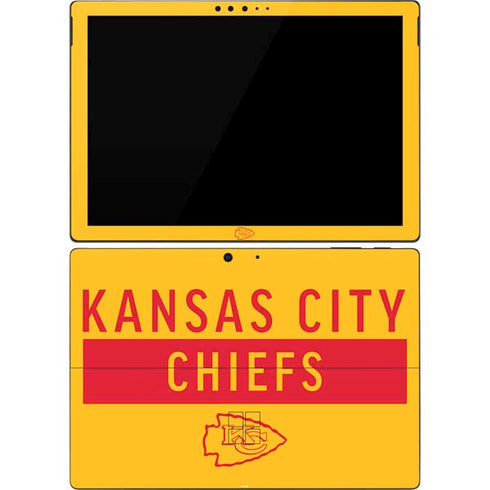 NFL Kansas City Chiefs Yellow Performance Series Surface Pro 7 Skin