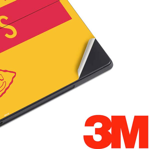 NFL Kansas City Chiefs Yellow Performance Series Surface Pro 7 Skin