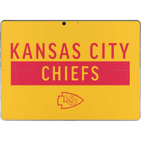 NFL Kansas City Chiefs Yellow Performance Series Surface Pro 9 Skin
