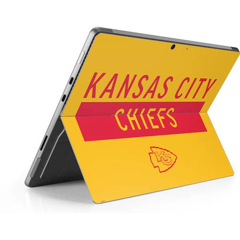 NFL Kansas City Chiefs Yellow Performance Series Surface Pro 9 Skin