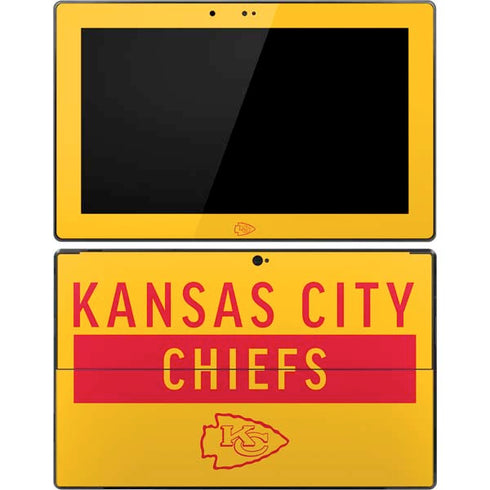 NFL Kansas City Chiefs Yellow Performance Series Surface Pro Tablet Skin