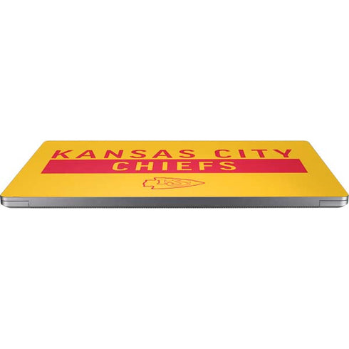 NFL Kansas City Chiefs Yellow Performance Series Universal Laptop 12in (9.8 x 6.8in) Skin