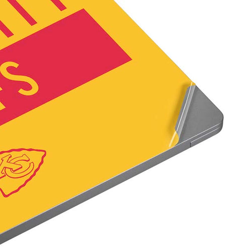 NFL Kansas City Chiefs Yellow Performance Series Universal Laptop 18in (14.6 x 10.6in) Skin