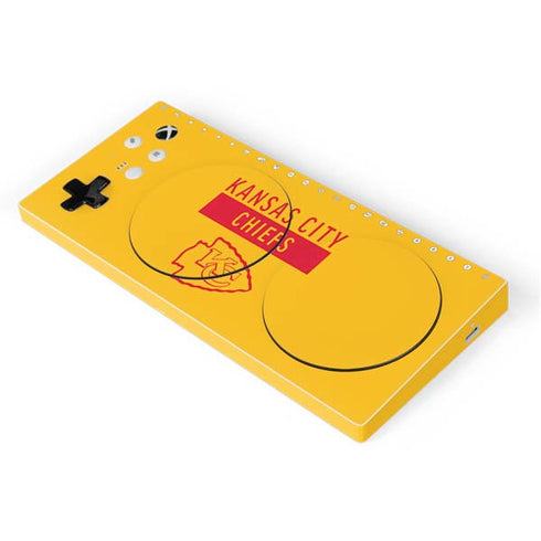 NFL Kansas City Chiefs Yellow Performance Series Xbox Adaptive Controller Skin