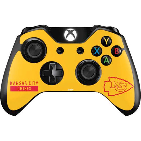 NFL Kansas City Chiefs Yellow Performance Series Xbox One Controller Skin