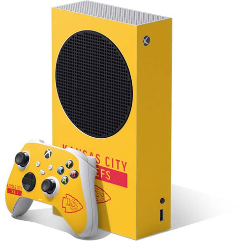 NFL Kansas City Chiefs Yellow Performance Series Xbox Series S Skins