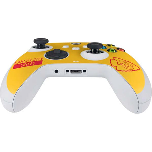 NFL Kansas City Chiefs Yellow Performance Series Xbox Series S Controller Skin
