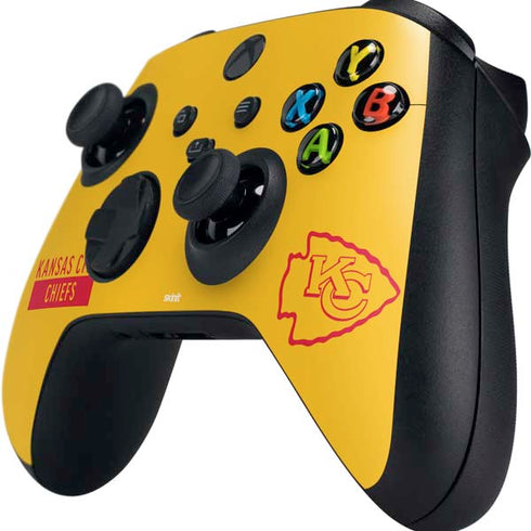 NFL Kansas City Chiefs Yellow Performance Series Xbox Series X Controller Skin