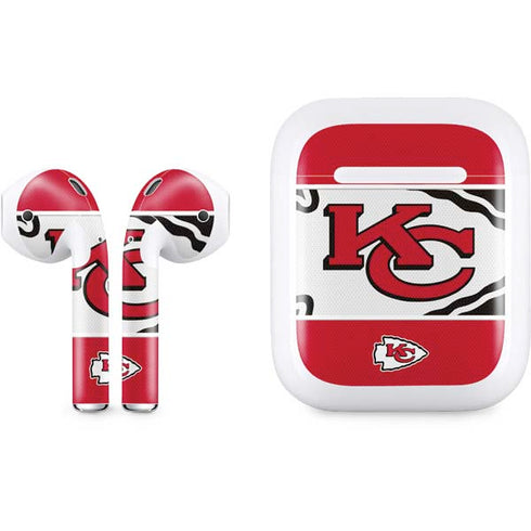 NFL Kansas City Chiefs Zone Block Apple AirPods Skin